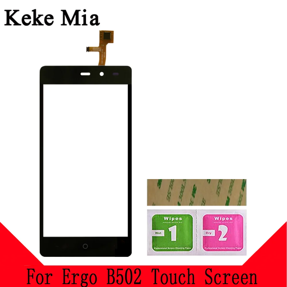 Keke Миа 5,0 дюймов AAA для Ergo B502 сенсорный экран стекло дигитайзер гарантия стеклянный панель сенсорный экран