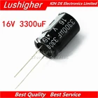 10 шт. 16V3300UF 13X25MM 3300 мкФ 16V 13x25 мм Алюминий электролитический конденсатор с алюминиевой крышкой, DIP