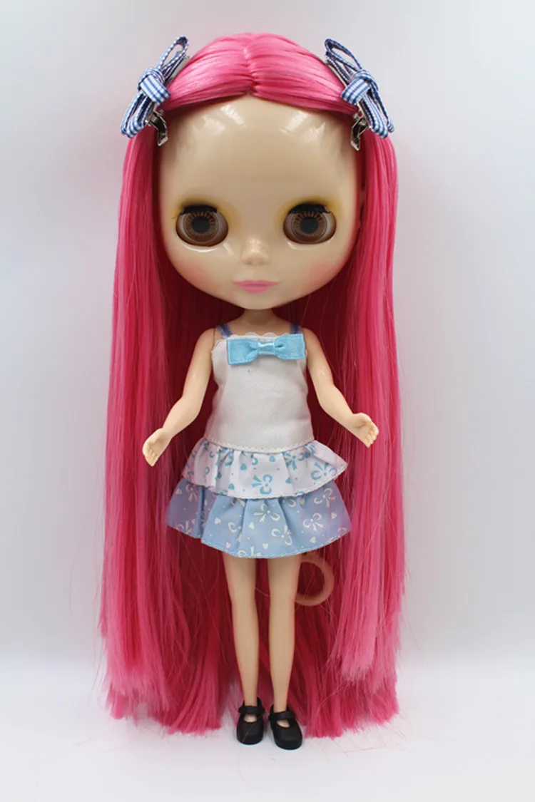 Blygirl Blyth doll Pink straight hair NO.30BL580 ordinary body 7 joints normal skin | Игрушки и хобби