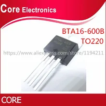 50 шт. BTA16 600B 220 600 TO220 16 600V 16A TRIACS оригинал|Интегральные схемы|