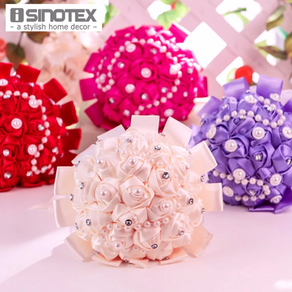 Свадебные букеты с искусственными цветами украшения для подружки невесты