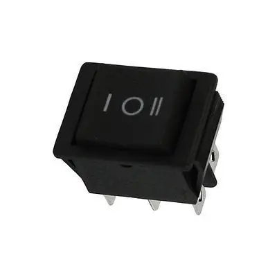 Новинка! Черный DPDT ВКЛ/ВЫКЛ/вкл 6 клемм переключатель лодки | Обустройство дома