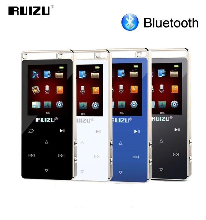 Оригинальный bluetooth MP3 плеер RUIZU D01 8 ГБ сенсорный экран 1 дюйма диктофон FM