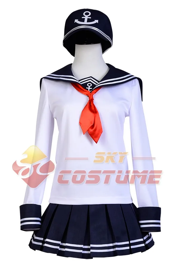 Коллекция Kantai костюм для косплея моряка девочек Akatsuki на заказ новинка|sailor