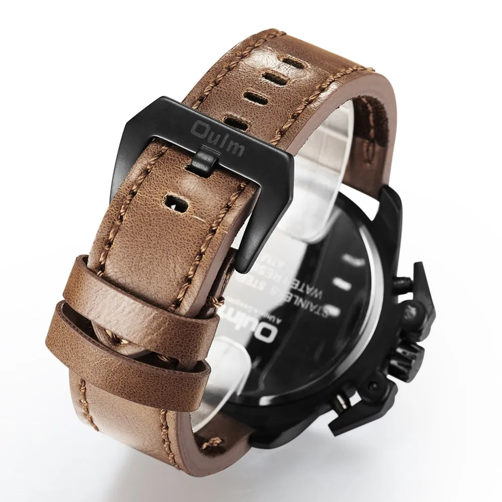 VH 2017 Повседневные часы Для мужчин Дата человек Наручные Reloj Hombre кожаный ремешок