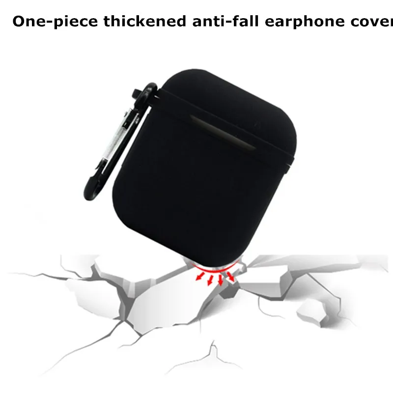 1 шт. силиконовый чехол для наушников Apple AirPods|Аксессуары наушников| |