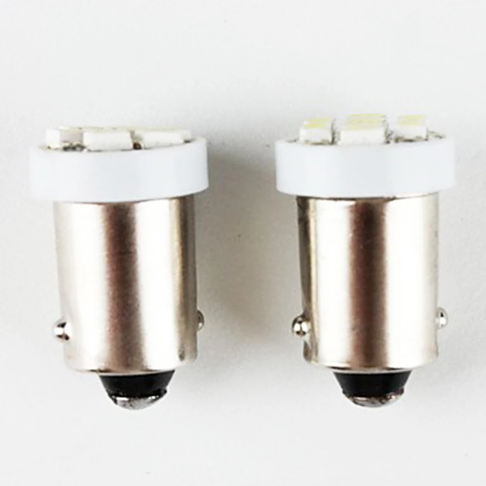 Yushuangyi 100X T4W BA9S 8 SMD 1206 светодиодный внутренний светильник 3020 8smd Клин Авто купол