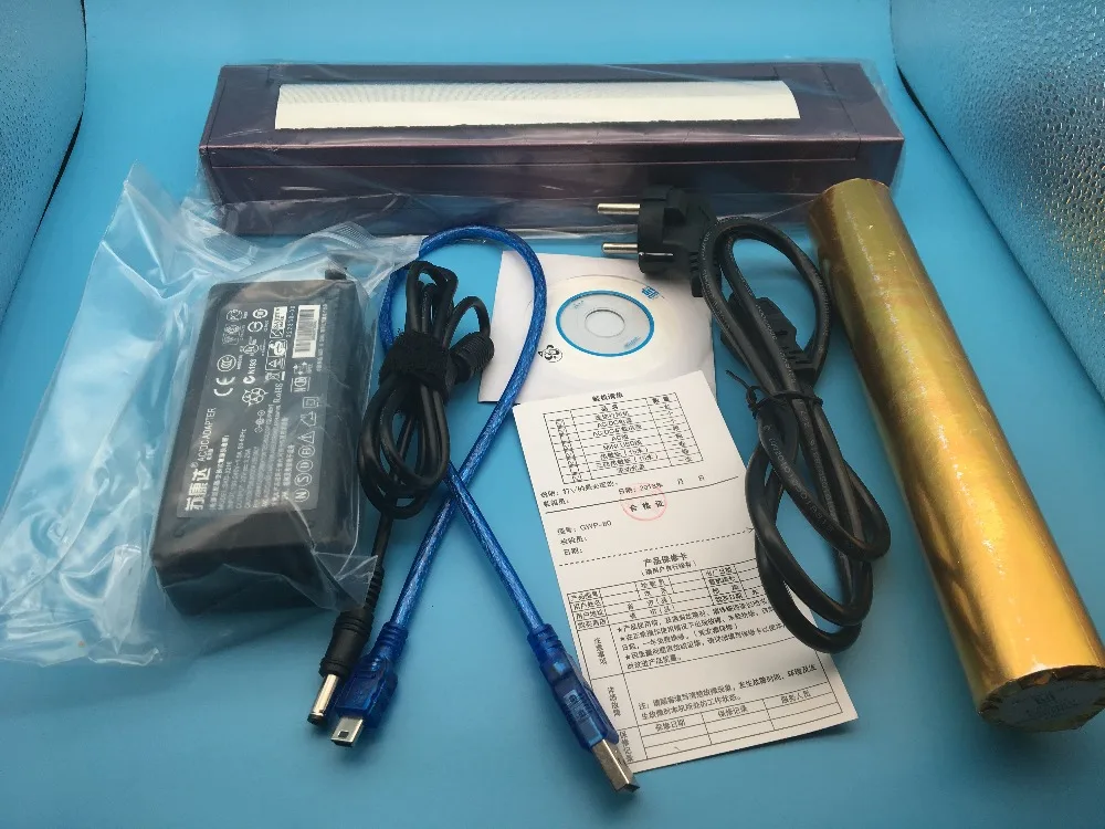 Портативный принтер A4 мини термопринтер подключение Bluetooth и USB без картриджей
