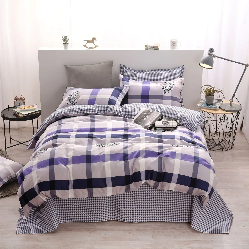 Для взрослых и детей ребенок Мягкий хлопок постельное белье одинарная полная