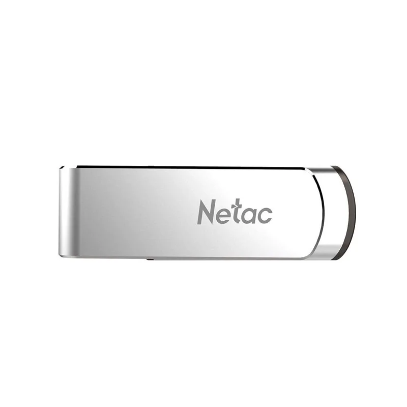 Металлический Флешка Netac 3 0 16 ГБ 32 64 Гб 128 поворотный флеш диск clef USB U388 палочка для
