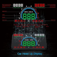 high quality 5 8 hud obd2 head up display car speed projector vehicle windshield speedo navigation speedometer chadwick e350