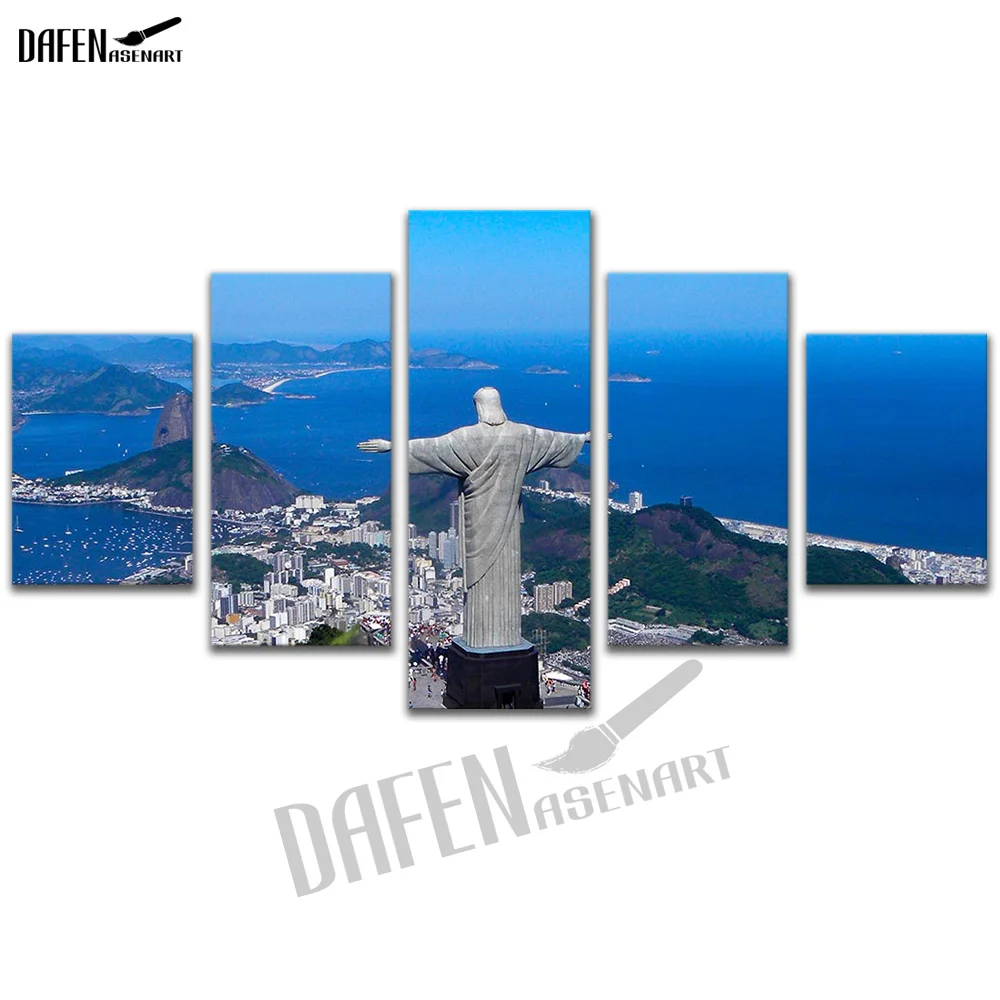 HD печатная Настенная картина Rio de Janeiro Botafogo пляж бразильский пейзаж холст в рамке