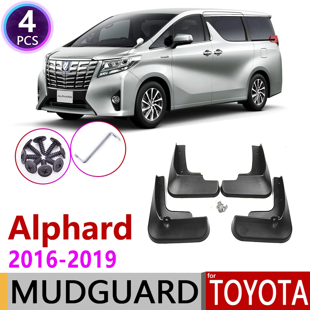 

Front Rear Car Mudflap for Toyota Alphard AH30 2016~2019 Fender Mud Guard Flap Splash Flaps Mudguards Accessories 2017 2018