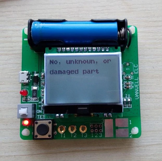 Бесплатная доставка новейшая версия индуктора конденсатора ESR метр DIY MG328