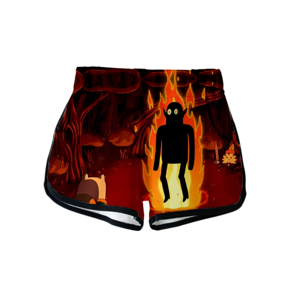 

Adventure Time Short Pants Male Summer America Hot Cartoon Hight Quality Oversize Casual Soft Cool Plants Vrouwen