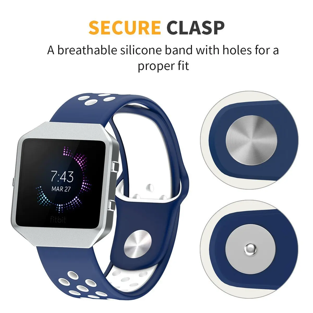 Красочные часы группы Замена для Fitbit Блейз Спорт силиконовый ремешок Браслет