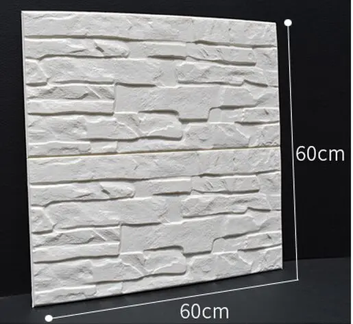 3D наклейки на стену из ПЭ пены 30/60*60 см имитация камня липкие водонепроницаемые