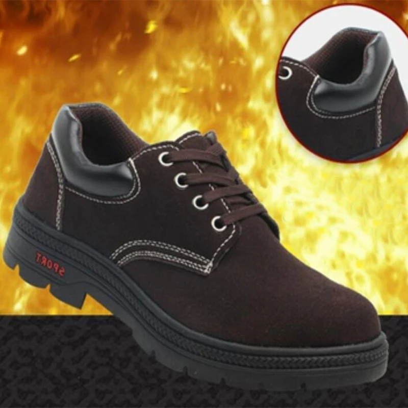 Мужская дышащая защитная обувь со стальным носком Повседневная легкая с