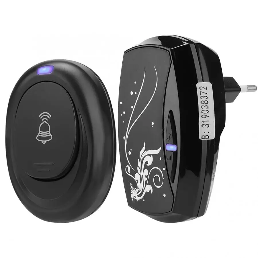 200m Remote Wireless 36 music Waterproof LED door bell 4 Volume Home Security Intelligent wireless Doorbell induction | Обустройство
