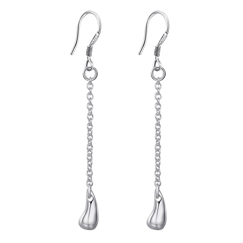 Женские серьги с подвесками длинные из серебра 925 пробы AE173|earrings copper|earring hoopearrings