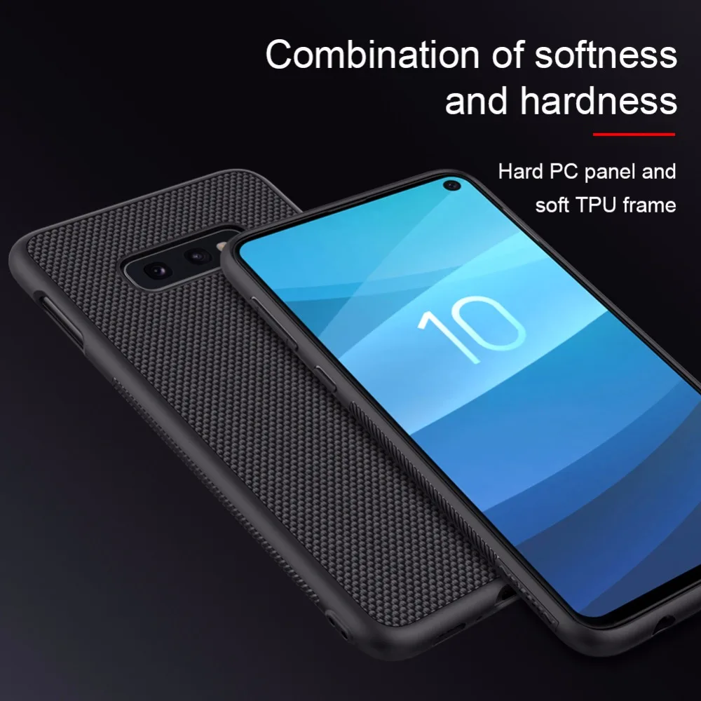 Case for Samsung Galaxy S10e NILLKIN Textured Nylon fiber case back cover durable non-slip Thin and light |