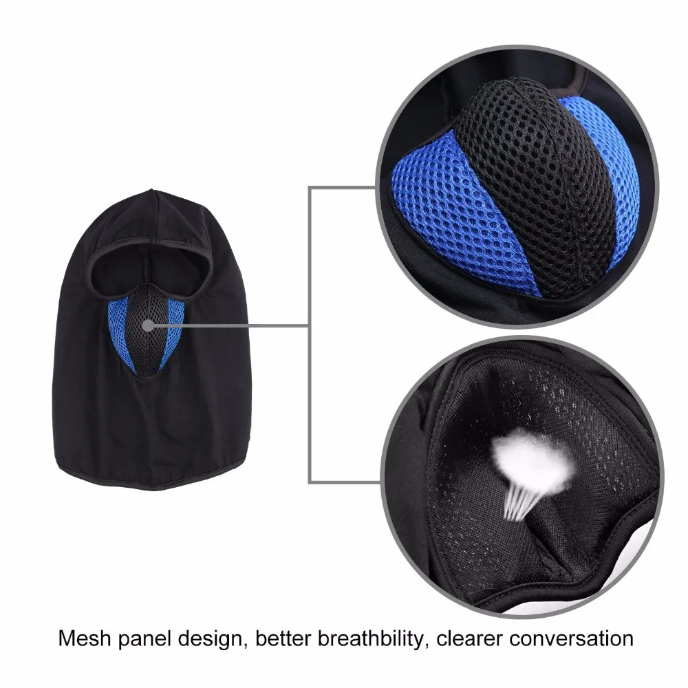 Мотоциклетная маска для лица ветрозащитная велосипедная дышащая Балаклава бега