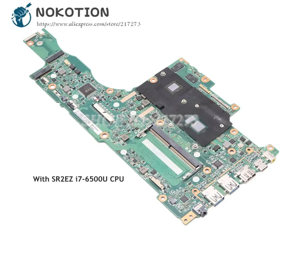 NOKOTION для Acer aspire R5 571 571TG 78G6 материнская плата ноутбука SR2EZ i7 6500U CPU NBGCF11002 P5HCT