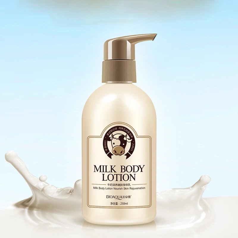 Deep Moisturizing Skin Milk Body Lotion Whitening Hydrating Anti-Aging Nourishing Firming Repairing Body Cream for Dry Skin 250G