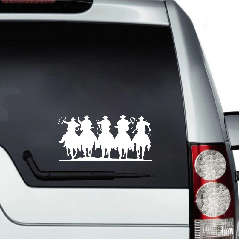 QYPF 15.5*7.6CM Equestrian Sport Decor Car Sticker Silhouette Vinyl Accessories C16-0939 | Автомобили и мотоциклы