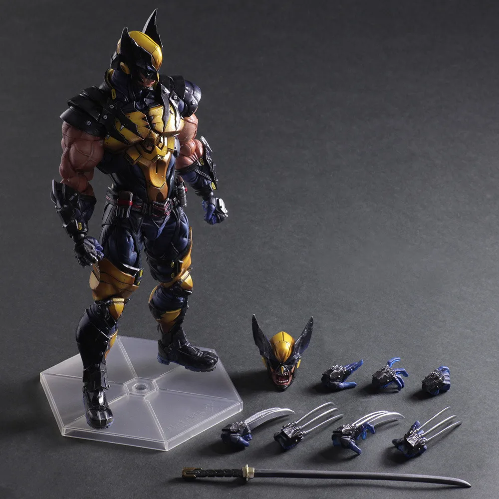 Играть искусств 26 см с героями комиксов Марвел X MEN Росомаха фигурку модель