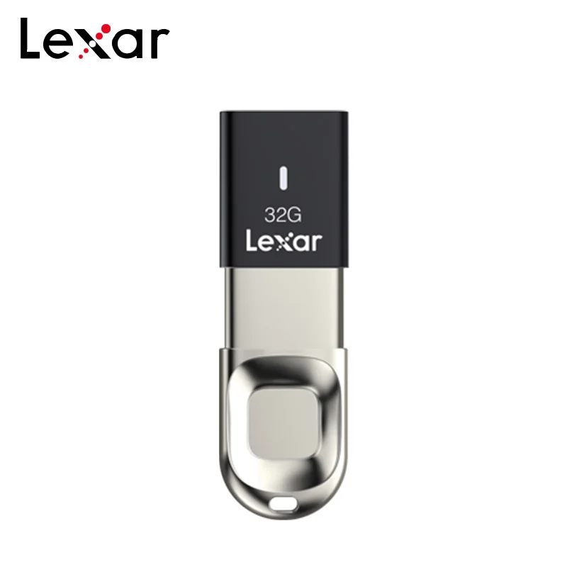 Lexar JumpDrive отпечатков пальцев F35 флеш-накопитель USB 3,0 32 ГБ, 10, определение отпечатка пальца ID флеш-накопитель 128 ГБ до 150 МБ/с. флэш-накопитель