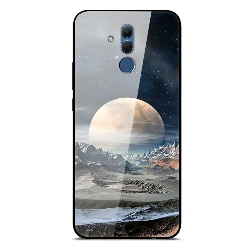 Чехол Mate20 Lite для Huawei Mate 20 чехлы 6 3 дюйма силиконовый бампер из закаленного стекла +
