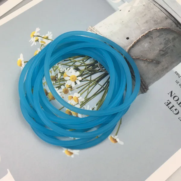 color 7 10 шт. женские модные резинки для волос ярких цветов эластичные резинки для волос силиконовые резинки для волос браслет аксессуары для девочек - Цвет: color 7