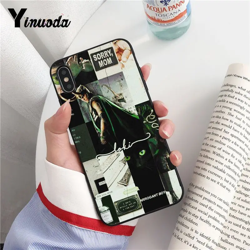Цветной милый чехол для телефона Yinuoda The Avengers Thor loki Marvel iPhone 8 7 6 6S Plus X XS MAX 5 5S SE XR 10 |