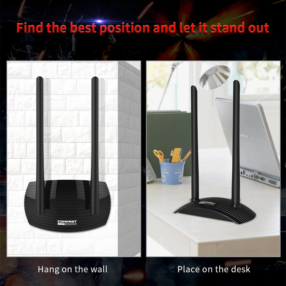 Comfast 1300 Мбит/с гигабит USB3.0 беспроводная сеть Wifi карта Двухдиапазонная 6dbi антенна