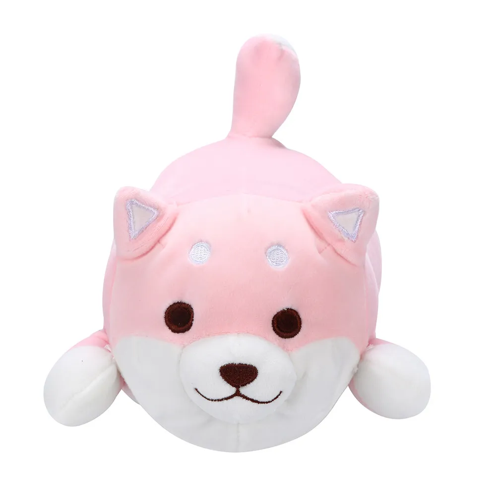 Мультяшная милая собака подушка плюшевая кукла игрушка подарок на спинку диван