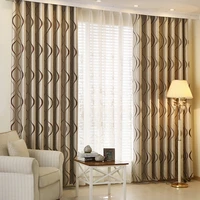 wave stripe modern thick luxury blackout curtains for bedroom living room custom curtain drapes ready made window treatments