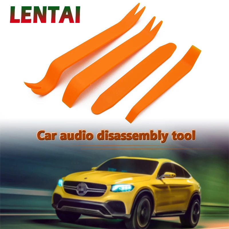 LENTAI 4 шт. авто радио Панель дверной зажим инструментов Съемник элементов набор