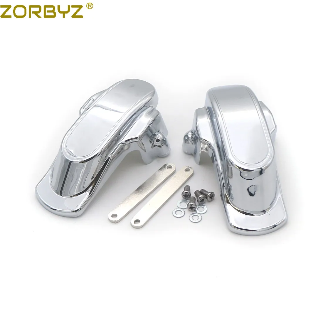 ZORBYZ мотоцикл черный/хром задняя рамка крышки осей для Harley Dyna FXDF FXDL FLD FXD 2006