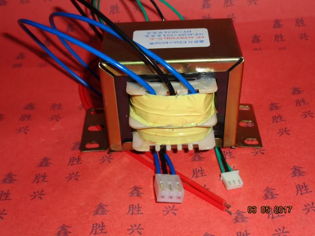 18V-0-18V 1.0A 10V-0-10V 0.9A Transformer 220V input 60VA EI66*40 Multimedia amplifier active speaker sound Power Transformers |