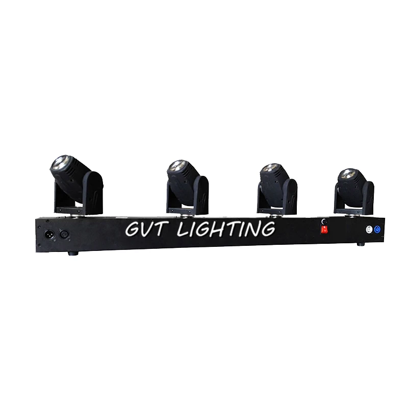4 головы луч пейзаж свет 4x10 Вт RGBW Led движущийся головной свет DMX Floorlight для DJ Дискотека ночной клуб вечерние события шоу Этап
