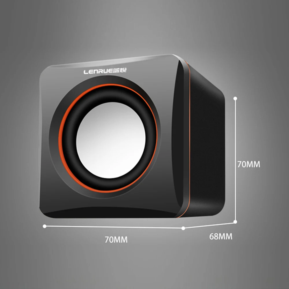 Lenue USB 2,0 динамик s для ноутбуков проводной стерео мини-компьютер динамик для настольного ноутбука, для портативных ПК MP3 MP4 3,5 мм AUX