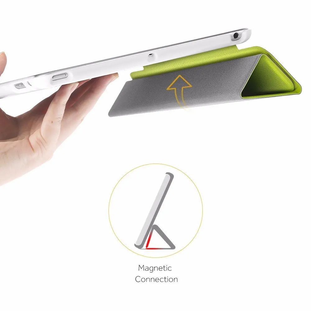 Easyacc Чехол для iPad mini 4 7 9 дюймов ультра тонкий кожаный умный чехол прорезиненный