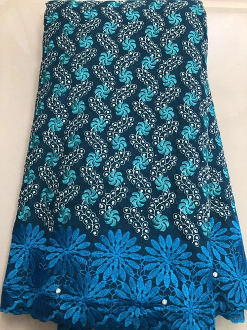 Высококачественная швейцарская вуаль кружевная ткань в нигерийском стиле из