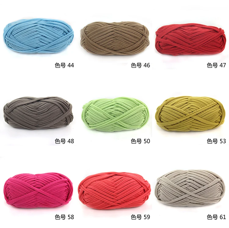 2 шт. DIY Вязание Шерсть креативная пряжа Экологичная 100 г Skein ручной работы Смешанная лента футболка пряжа для вязания крючком