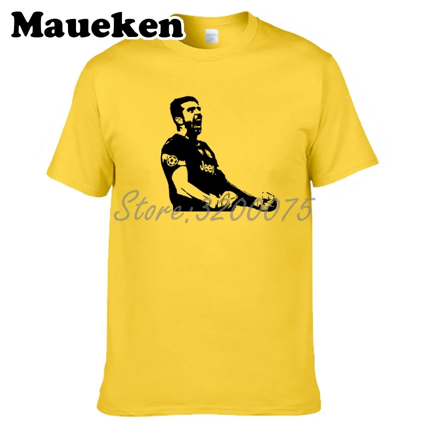 Мужская футболка Gianluigi Buffon FORZA adesivo Murario для фанатов подарок W0528010 | одежда