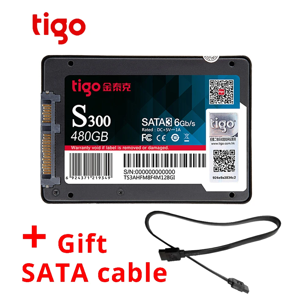 Tigo SATA SSD 120 ГБ 240 480 2 5 дюймов Внутренний твердотельный накопитель для настольного