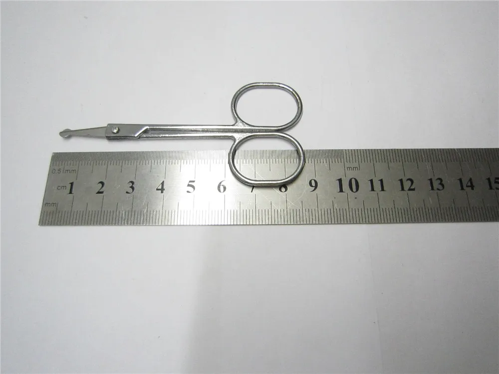 Мини-ножницы из нержавеющей стали для бровей и ресниц ножницы-триммер макияжа