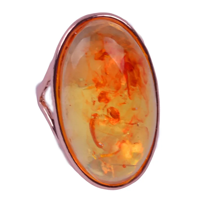 Промоакция доставка уникальное великолепное Золотое большое каменное кольцо