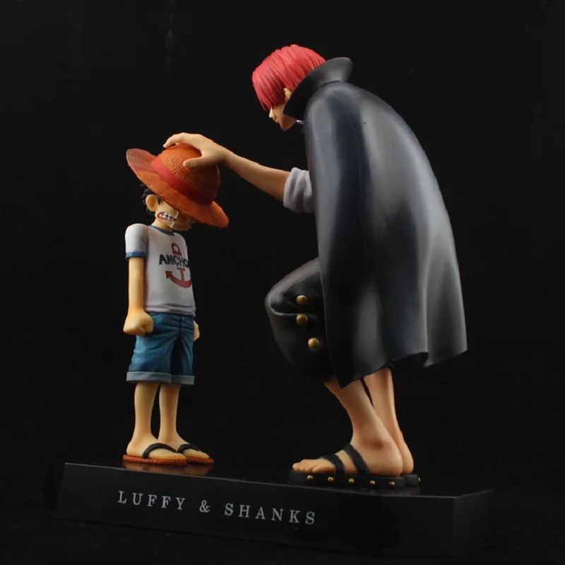2 шт./компл. одна соломенная шляпа Луффи и красные волосы Shanks ПВХ фигурка игрушка